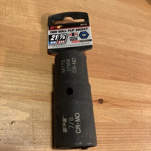 Thin Wall Flip Socket 21mm And 7/8” Impact Sockets 1/2” Drive M772 - Picture 1 of 5