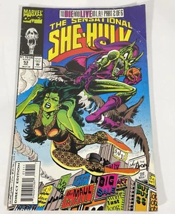 Sensational She-Hulk #53 John Romita Goblin Homage Cover Rare HTF - Picture 1 of 1