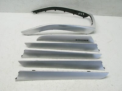 09-16 AUDI B8 A4 S4 DASHBOARD DOOR PANEL INTERIOR ALUMINUM TRIM SET OEM 041922 - Image 1 of 4