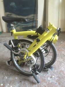 3 speed  H3L folding bike brompton - Yellow.