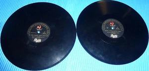 Chautauqua Preachers' Quartet Valley of Peace, Sweet Bye and Bye 2X Pathe - Imagen 1 de 2