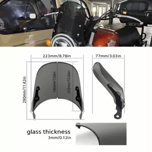 Parabrisas deflectores de viento parabrisas para Triumph Bonneville T100 T120 Scrambler - Imagen 1 de 12