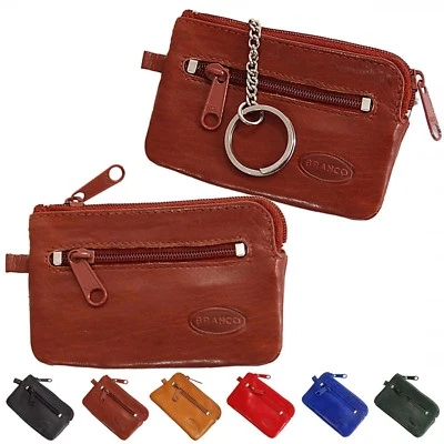 Branco Leder Schlüsseltasche Schlüsseletui Schlüsselmappe Auto Etui Tasche 019