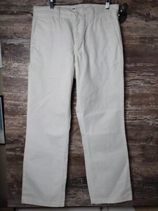 DC Shoes Pantalones Para Hombre Talla 33 Pierna Recta Trabajador Blanco Chinos De Colección Y2K LOGO - Imagen 1 de 13