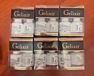 Gel Gelixir Soak Off Duo a juego BLANCO #090 15 ml 0,5 oz - 6 DUO - Imagen 1 de 1