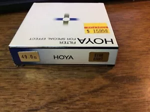 Hoya Star 8 Cross Screen screw-in filter 49mm - Picture 1 of 3
