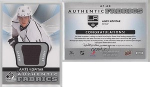 2012-13 SP Game Used Edition Authentic Fabrics Anze Kopitar #AF-AK