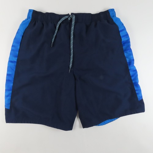 Nike bauli da bagno da uomo blu taglia large blu piatti con cordino foderato