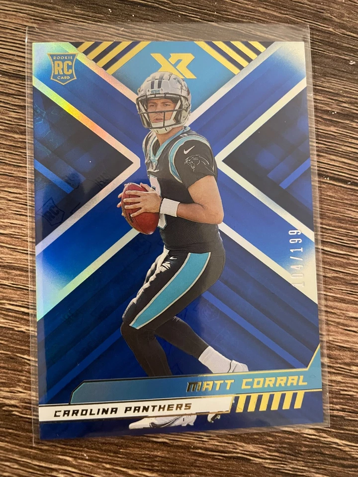 MATT CORRAL 2022 Panini XR Football Rookie BLUE #104/199 - Image 1 of 1