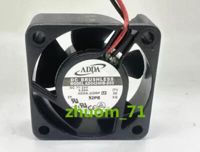 1PC ADDA 4015 AD0424HB-D50 DC24V 0.09A inverter cooling fan - Image 1 of 3