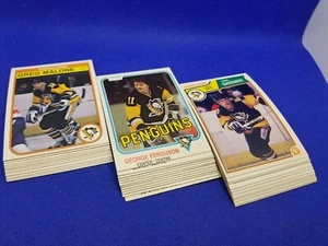 1981 TO 1984 OPC HOCKEY Pittsburgh Penguins 35 DIFF CARDS NM to NRMT AA3920 - Picture 1 of 4