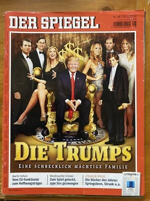 The Trump Donald Family Power Ancelotti Matteo Renzi Der Spiegel Magazine 2016 - Image 1 of 4