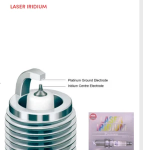 NGK ILKR8E6 x 4 Laser Iridium Spark Plugs for Mitsubishi Lancer - Bild 1 von 8