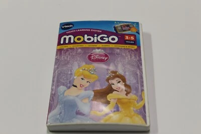 Vtech Mobigo Game Disney Princesses Cinderella Belle Princess Ages 3-5 yrs - Image 1 of 3