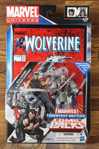2010 Marvel Universe Wolverine & Silver Samurai Battle Comic Pack #2 Cover