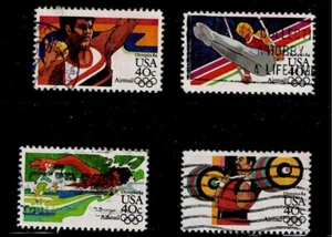 US Scott #C105-08, Singles 1983 Air Mail 40c FVF Used - Picture 1 of 1