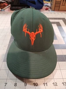 Green Deer Skull Hunting Cap - Picture 1 of 5
