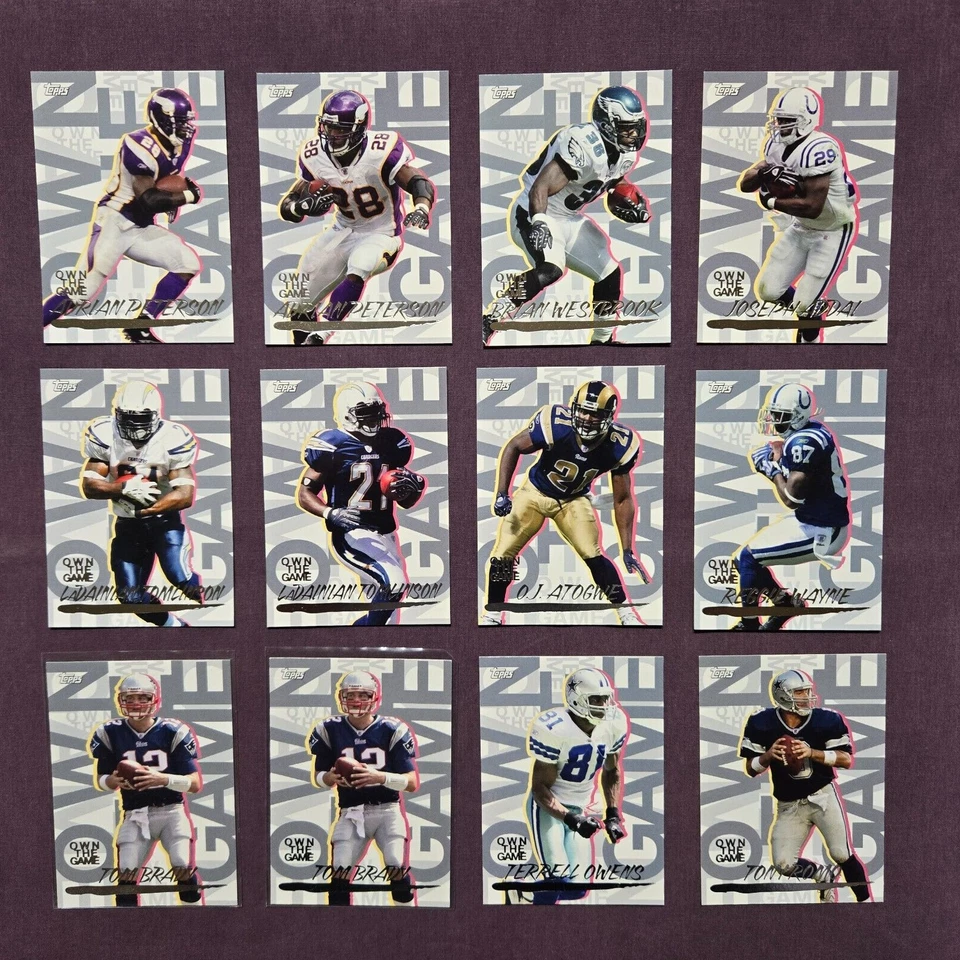 2008 Topps Football Own The Game Inserts - - - Pick a Card - - - Complete a Set - Image 1 of 1