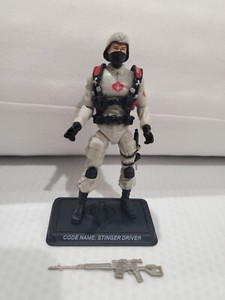 G.I. JOE 25th Anniversary (Hasbro 2007) COBRA VEHICLE DRIVER v1 (Stinger) Figure