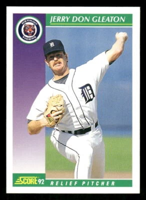 1992 Score Jerry Don Gleaton Detroit Tigers - Image 1 of 2