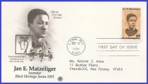 USA4 #2567 ADDR PCS ARTCRAFT FDC Jan E. Matzeliger Black Heritage - Picture 1 of 1