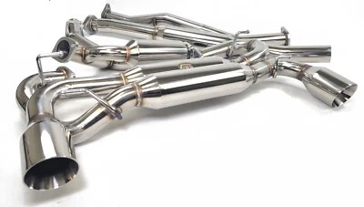 For 2013-2021 FT86 GT86, Scion FRS FR-S, Subaru BRZ,  Catback Mufflered Exhaust - Image 1 of 4