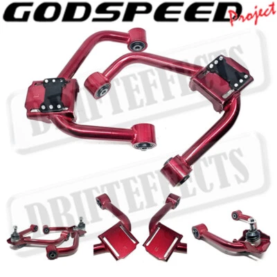 Kit de rótulas de brazos inclinados delanteros ajustables Godspeed para Ford Fusion 2006-12 Foto 1 de 4