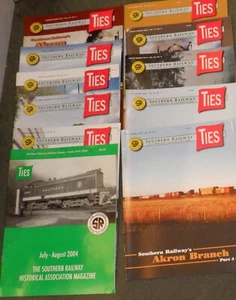 Ties - Southern Ry Historical Society Magazine Lot Of 11 Different 2004-2024 - Picture 1 of 1