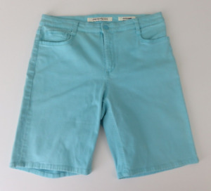 Jones New York Jeans Women's Turquoise Shorts Lexington Size 12