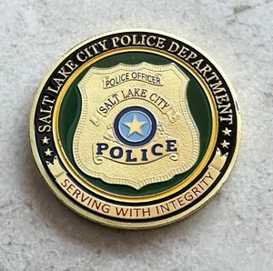 Salt Lake City Police Dept Challenge Coin - Bild 1 von 2
