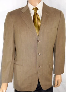 40R Ermenegildo Zegna Traveller $1495 Suit Jacket – 40 Brown Wool Blazer w/flaws - Picture 1 of 9