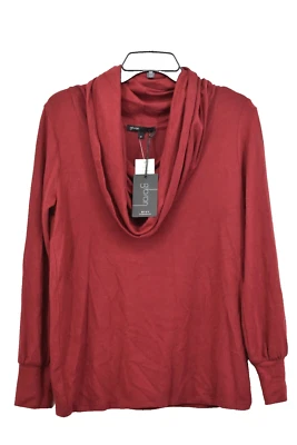 Gibson Acogedora Sudadera de Vellón Convertible Cuello Pequeña Mangas Largas Slouchy $64 S Foto 1 de 4