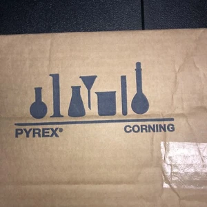 Corning Pyrex 7100-10 Borosilicate Glass Bulb 10ml Colored Markings -Pack of 12 - Picture 1 of 2
