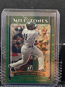 Gary Sheffield 2025 Donruss pietre miliari laser verde - Yankees - Foto 1 di 2