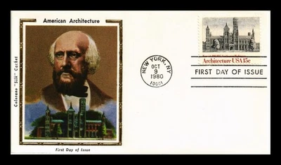 DR JIM STAMPS US COVER SMITHSONIAN ARCHITECTURE FDC COLORANO SILK CACHET - Image 1 of 2