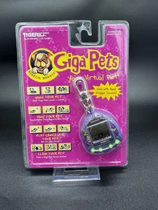 Tiger Electronics Giga Pets Digital Doggie Virtual Pet Purple VTG 1997 Sealed - Picture 1 of 2