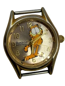 Vintage Armitron Garfield Watch Women’s Case Only New Battery - Picture 1 of 5