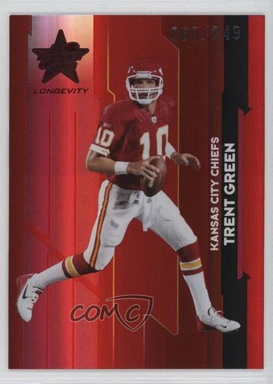 2006 Leaf Rookies & Stars Longevity Ruby /249 Trent Green #56 - Image 1 of 2