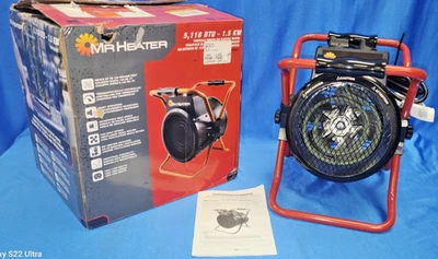 Mr. Heater F236120 1.5kW 5118 BTU Portable Forced-Air Heater 120V New, Open Box - Image 1 of 4