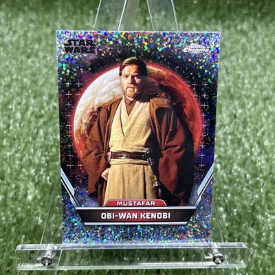 2024 Topps Star Wars Hyperspace OBI-WAN KENOBI /75 SP REFRACTOR GALACTIC DUST - Image 1 of 4