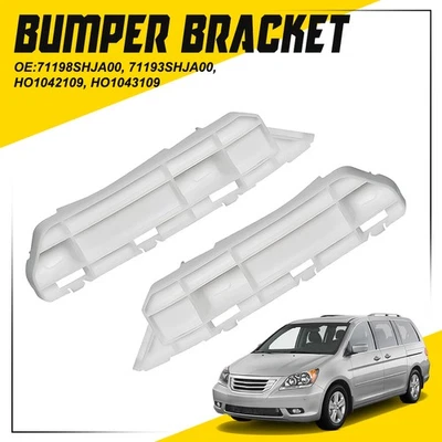 Soporte retenedor de parachoques 2 piezas soporte delantero para Odyssey blanco 2005-2010 Honda L&R Foto 1 de 4