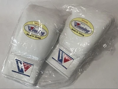 Winning Boxing Gloves MS-300 Professional Type 10 oz White String type JAPAN - image 1 of 4