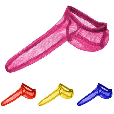 Moderner Herren Etui Tanga C String Unterwäsche Höschen aus atmungsaktivem Mesh - Bild 1 von 4