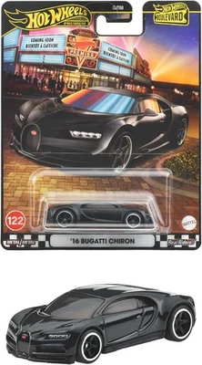 Mattel Hot Wheels Boulevard '16 Bugatti Chiron Toy Mini Car - Image 1 of 4