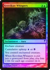 Krovikan Whispers FOIL Coldsnap NM Blue Uncommon MAGIC GATHERING CARD ABUGames