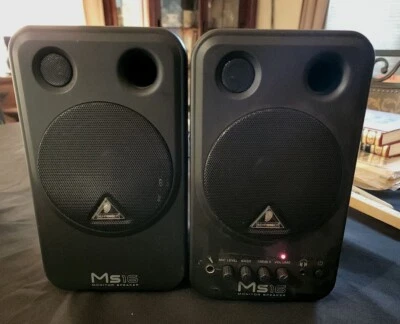 Behringer MS16 High-Performance Active 16-Watt Personal Monitor Speaker System - Image 1 of 2