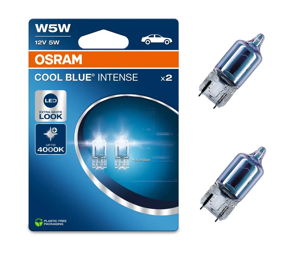 OSRAM Cool Blue Intense W5W 12V für LEXUS GS IS C I II III LFA LS LX RX SC - Bild 1 von 4