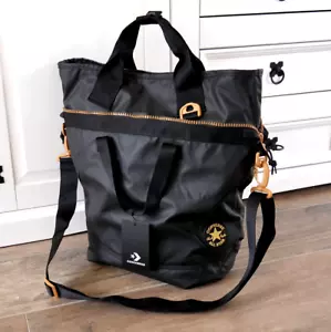 Converse Allstar Chuck Taylor Shopper Shoulder Bag Travel Bag Large Black - Picture 1 of 10