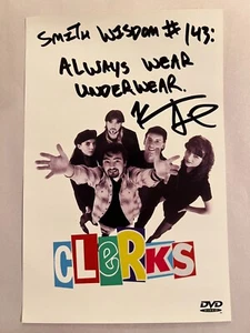 Clerks (DVD, 1994, Collector's Series Widescreen) Kevin Smith SIGNED JOKE - Picture 1 of 4