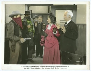 RITA JOHNSON, BYRON FOULGER original color movie photo 1947 THE MICHIGAN KID - Picture 1 of 1